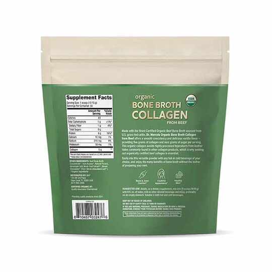 Organic Bone Broth Collagen Powder, DRM